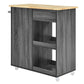 Modway Culinary Kitchen Cart With Towel Bar FredCo