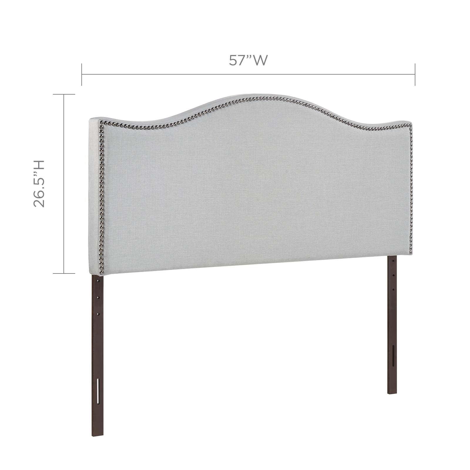 Modway Curl Full Nailhead Upholstered Headboard FredCo