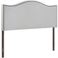 Modway Curl King Nailhead Upholstered Headboard FredCo