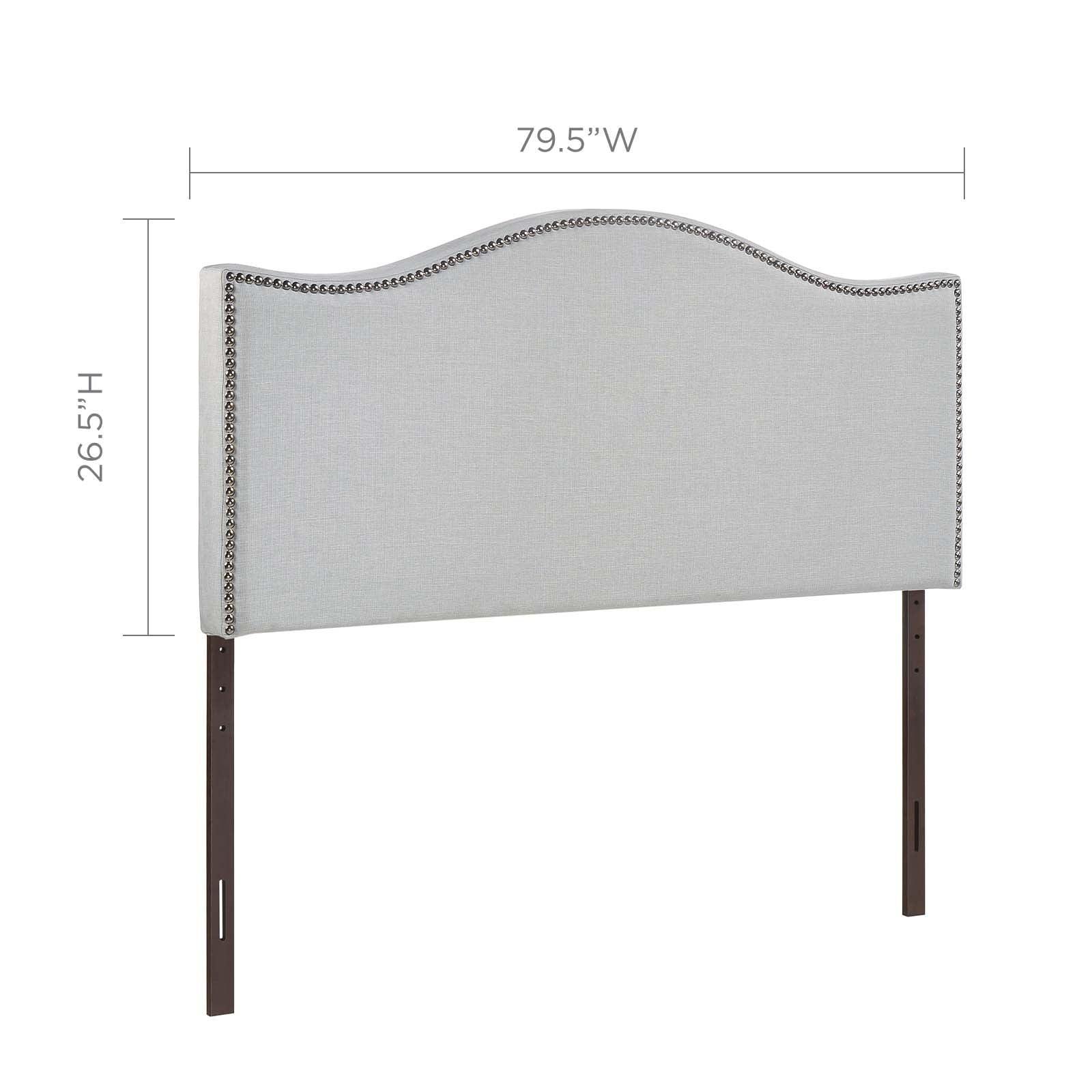 Modway Curl King Nailhead Upholstered Headboard FredCo