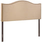 Modway Curl Queen Nailhead Upholstered Headboard FredCo