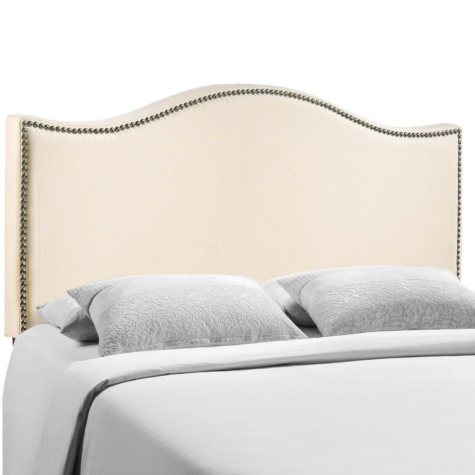 Modway Curl Queen Nailhead Upholstered Headboard FredCo
