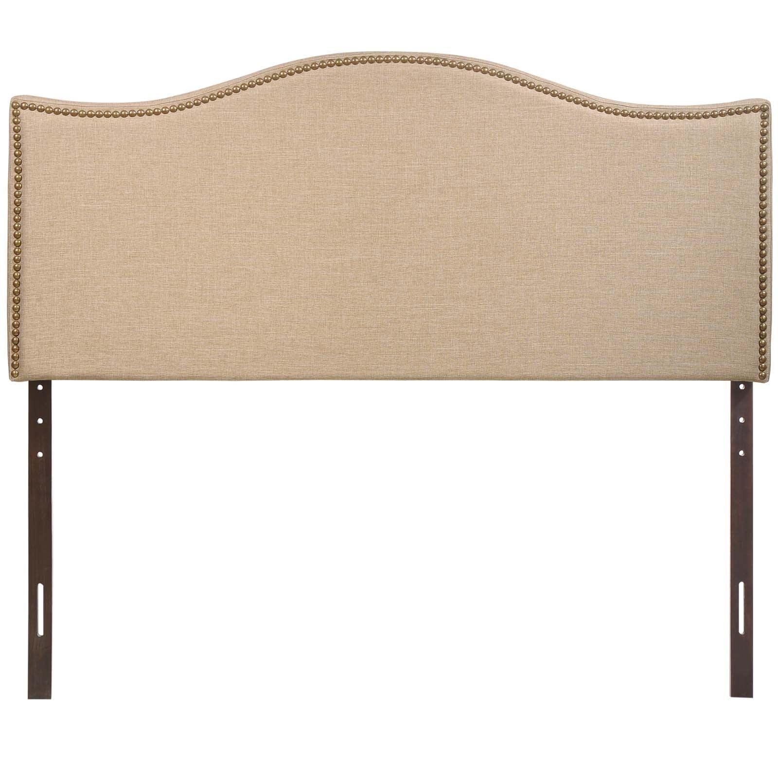Modway Curl Queen Nailhead Upholstered Headboard FredCo