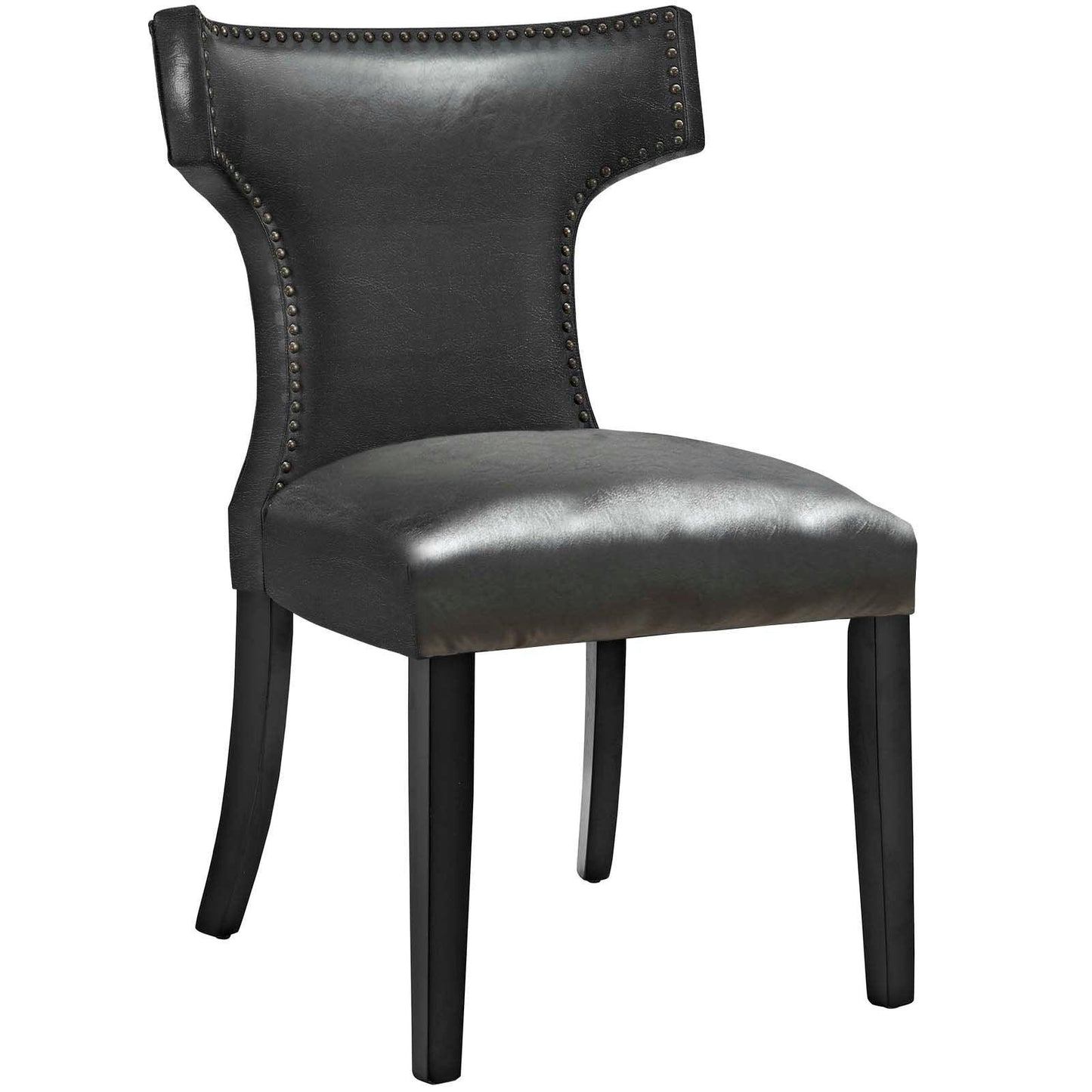 Modway Curve Dining Chair Vinyl Set of 2 FredCo