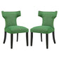 Modway Curve Dining Side Chair Fabric Set of 2 FredCo