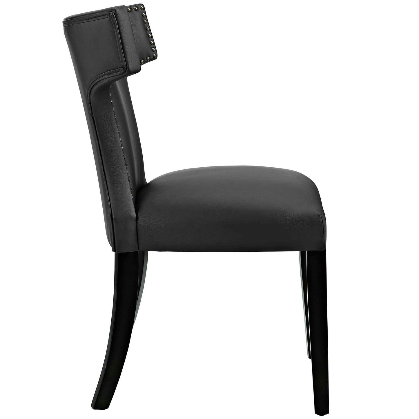 Modway Curve Dining Side Chair Vinyl Set of 2 FredCo