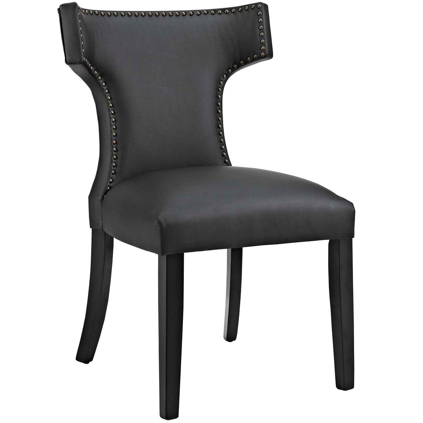 Modway Curve Dining Side Chair Vinyl Set of 2 FredCo