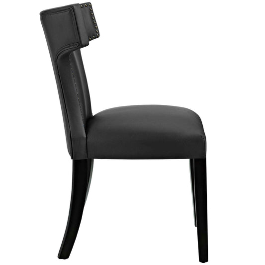 Modway Curve Vegan Leather Dining Chair FredCo
