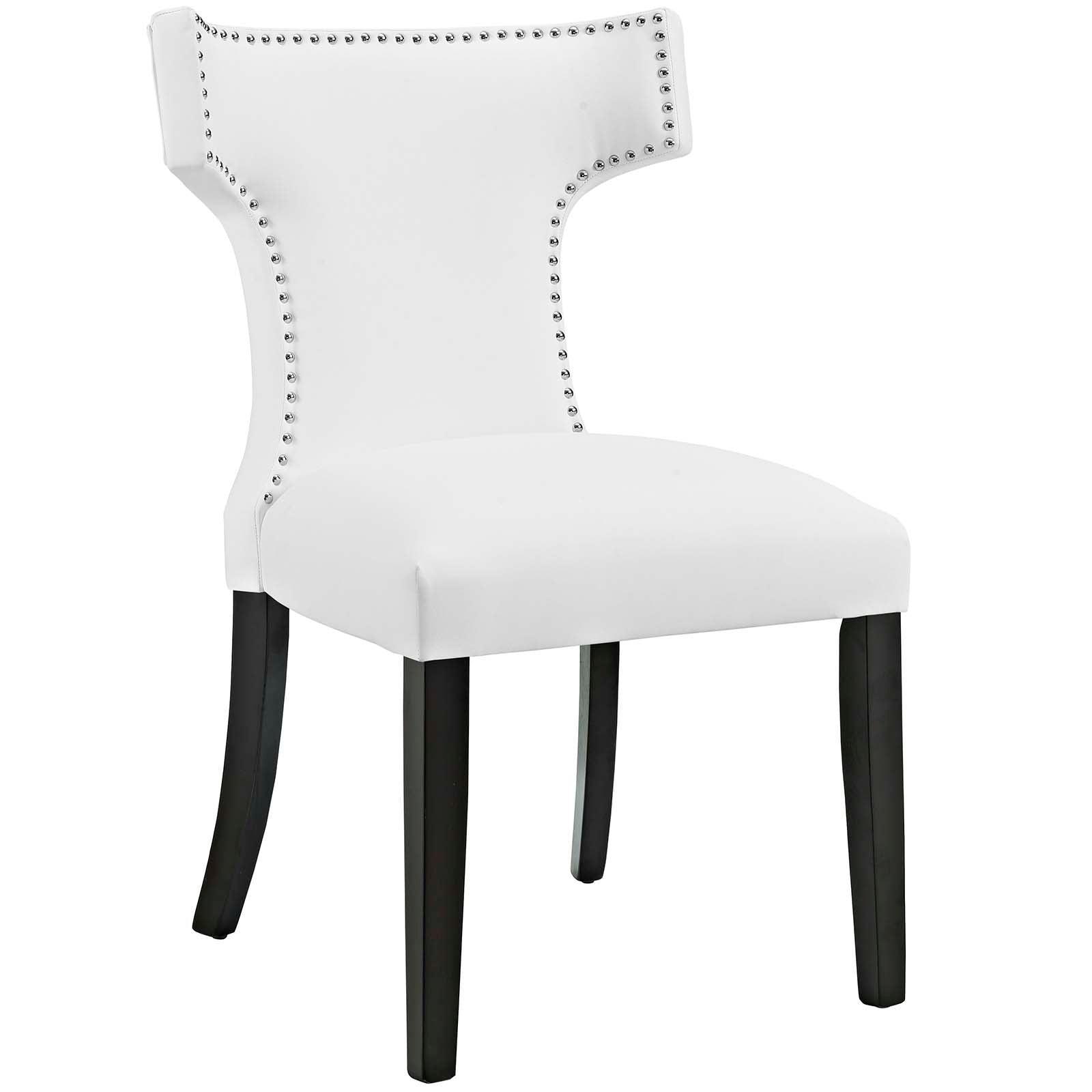 Modway Curve Vegan Leather Dining Chair FredCo