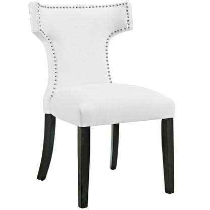 Modway Curve Vegan Leather Dining Chair FredCo