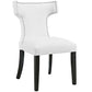 Modway Curve Vegan Leather Dining Chair FredCo