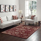 Modway Cynara Distressed Floral Persian Medallion Area Rug FredCo
