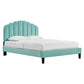 Modway Daisy Performance Velvet King Platform Bed FredCo