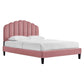 Modway Daisy Performance Velvet King Platform Bed FredCo