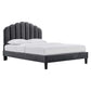 Modway Daisy Performance Velvet Twin Platform Bed FredCo