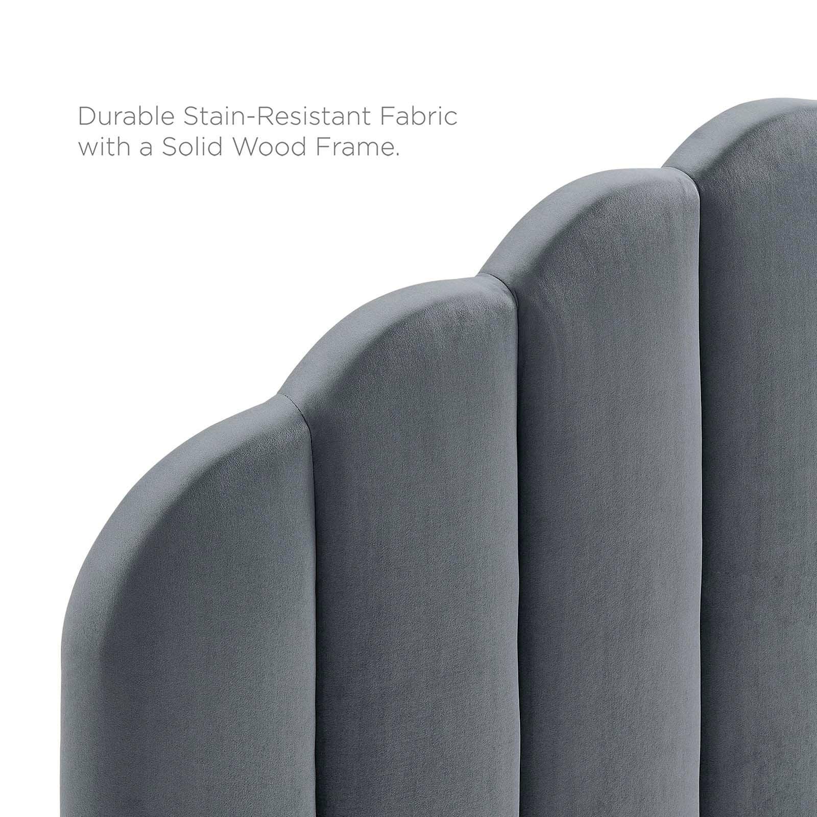 Modway Daisy Performance Velvet Twin Platform Bed FredCo