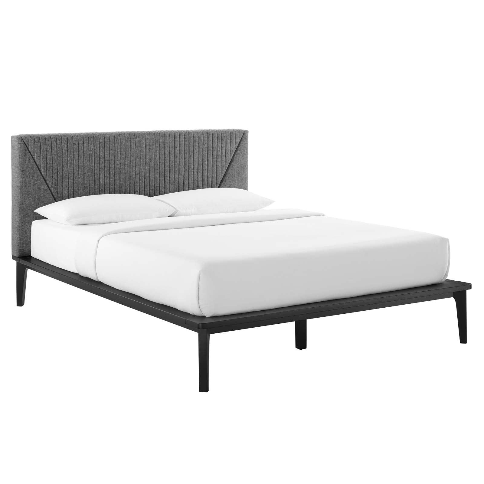 Modway Dakota 3 Piece Upholstered Queen Bedroom Set FredCo