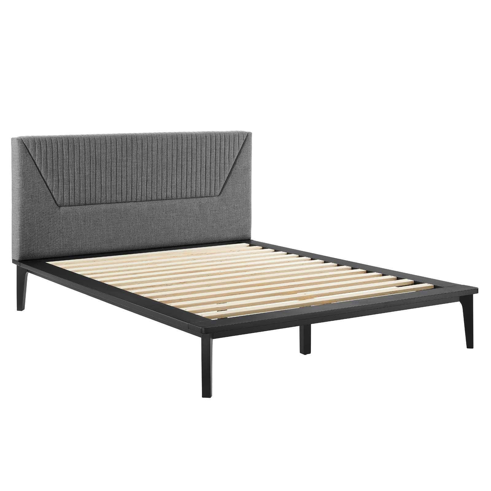 Modway Dakota 3 Piece Upholstered Queen Bedroom Set FredCo