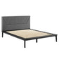 Modway Dakota 3 Piece Upholstered Queen Bedroom Set FredCo
