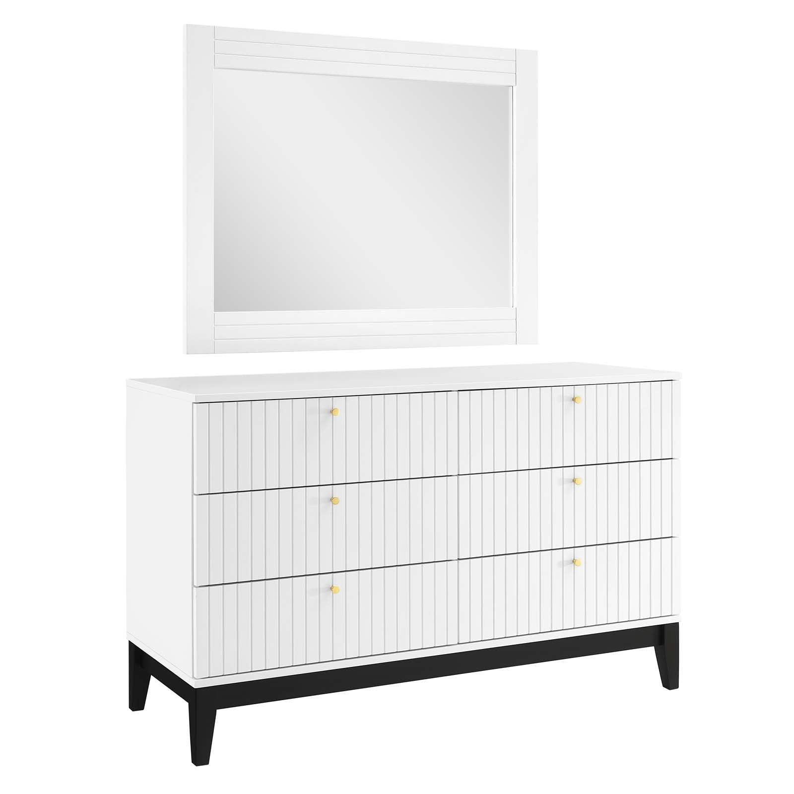 Modway Dakota Dresser and Mirror FredCo
