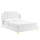Modway Daniella Performance Velvet Queen Platform Bed FredCo