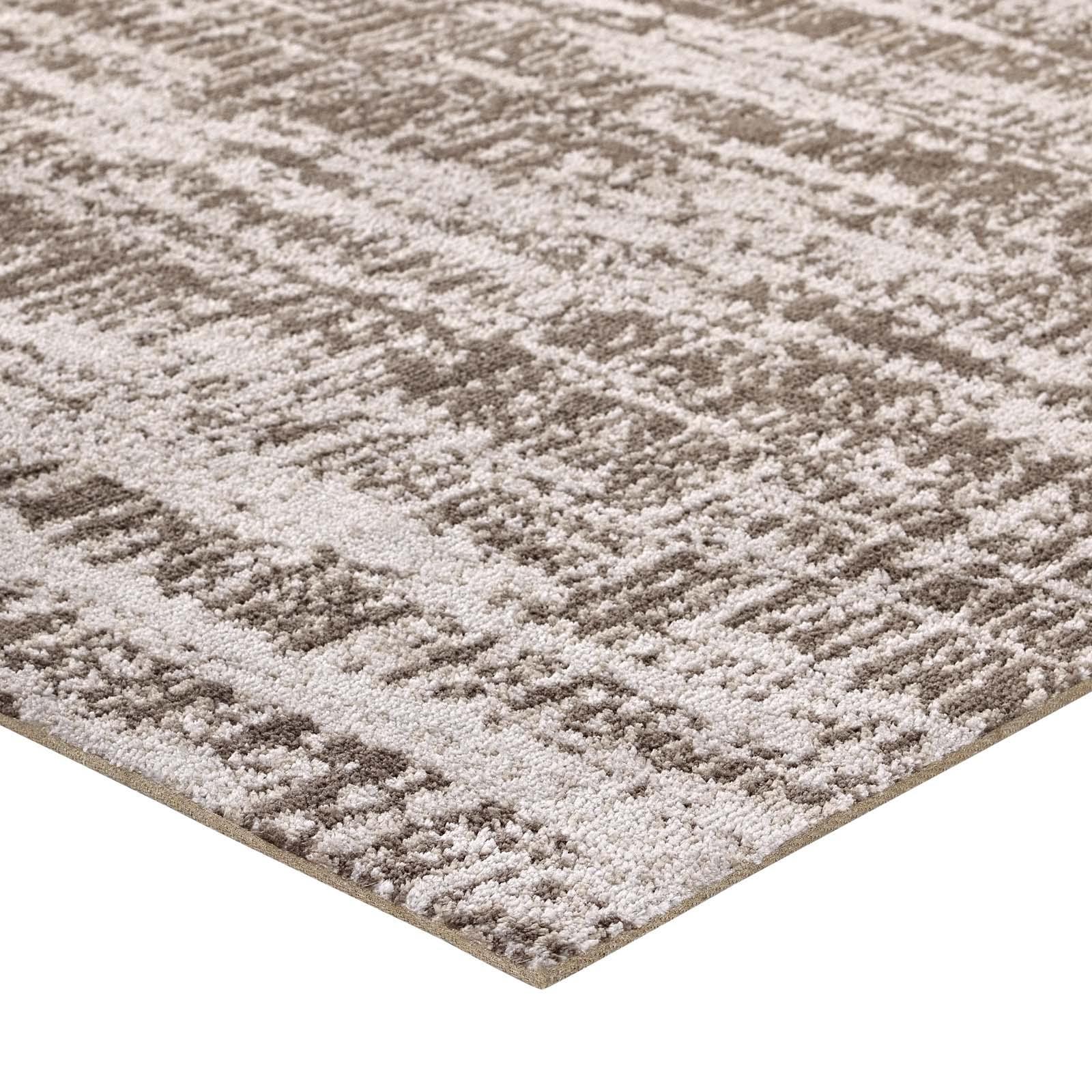 Modway Darja Distressed Rustic Modern Area Rug FredCo