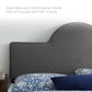 Modway Dawn King/California King Performance Velvet Headboard FredCo