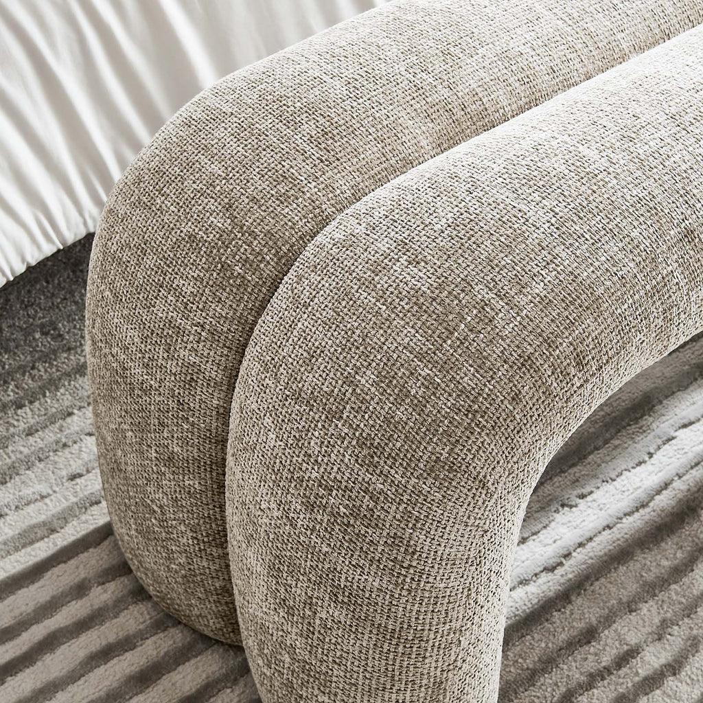 Modway Dax 50.5" Chenille Upholstered Accent Bench FredCo