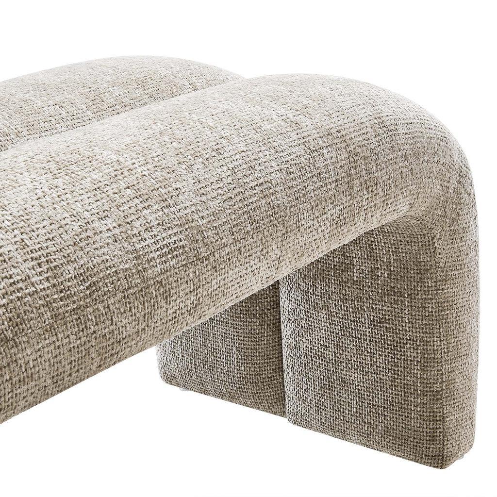 Modway Dax 50.5" Chenille Upholstered Accent Bench FredCo