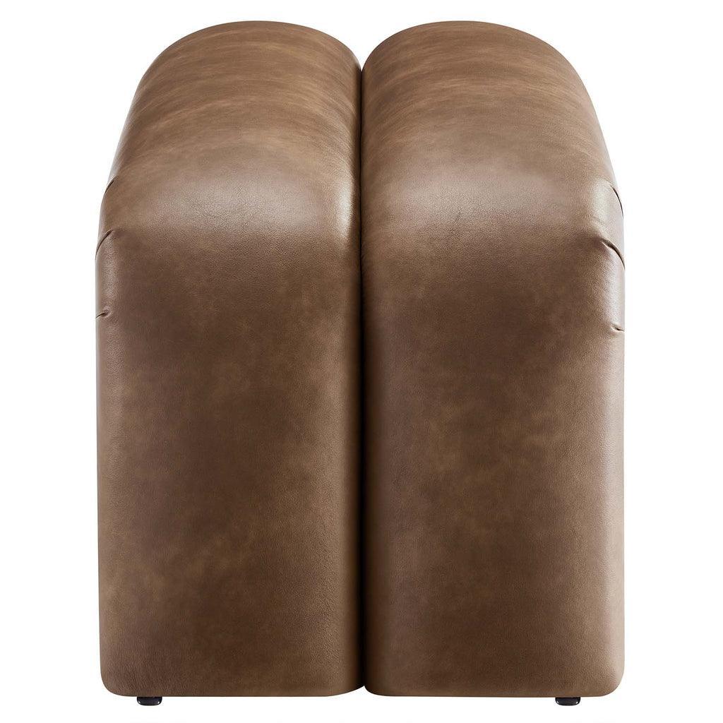 Modway Dax 50.5" Vegan Leather Upholstered Accent Bench FredCo