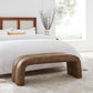 Modway Dax 50.5" Vegan Leather Upholstered Accent Bench FredCo