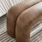 Modway Dax 50.5" Vegan Leather Upholstered Accent Bench FredCo