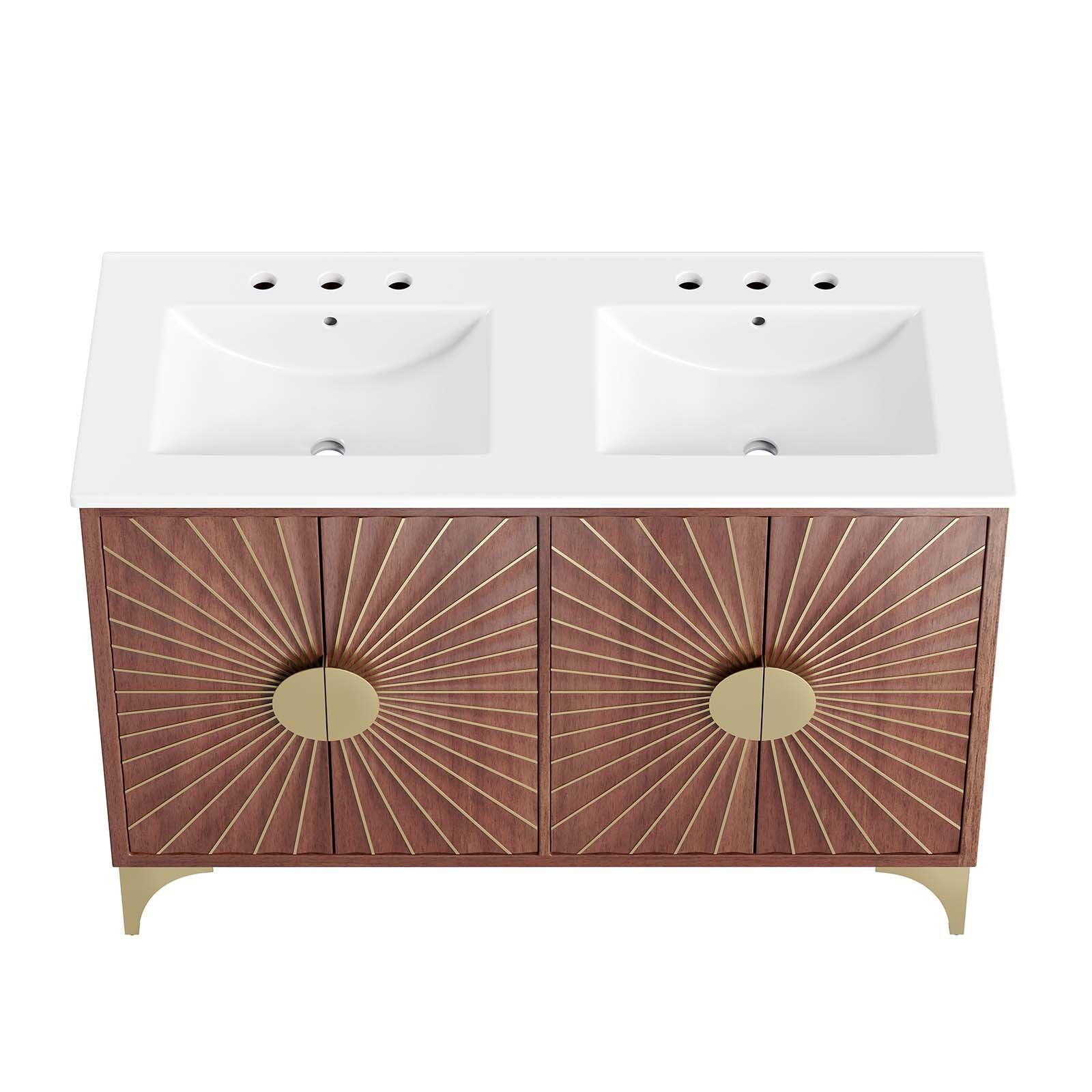 Modway Daylight 48" Double Sink Bathroom Vanity FredCo