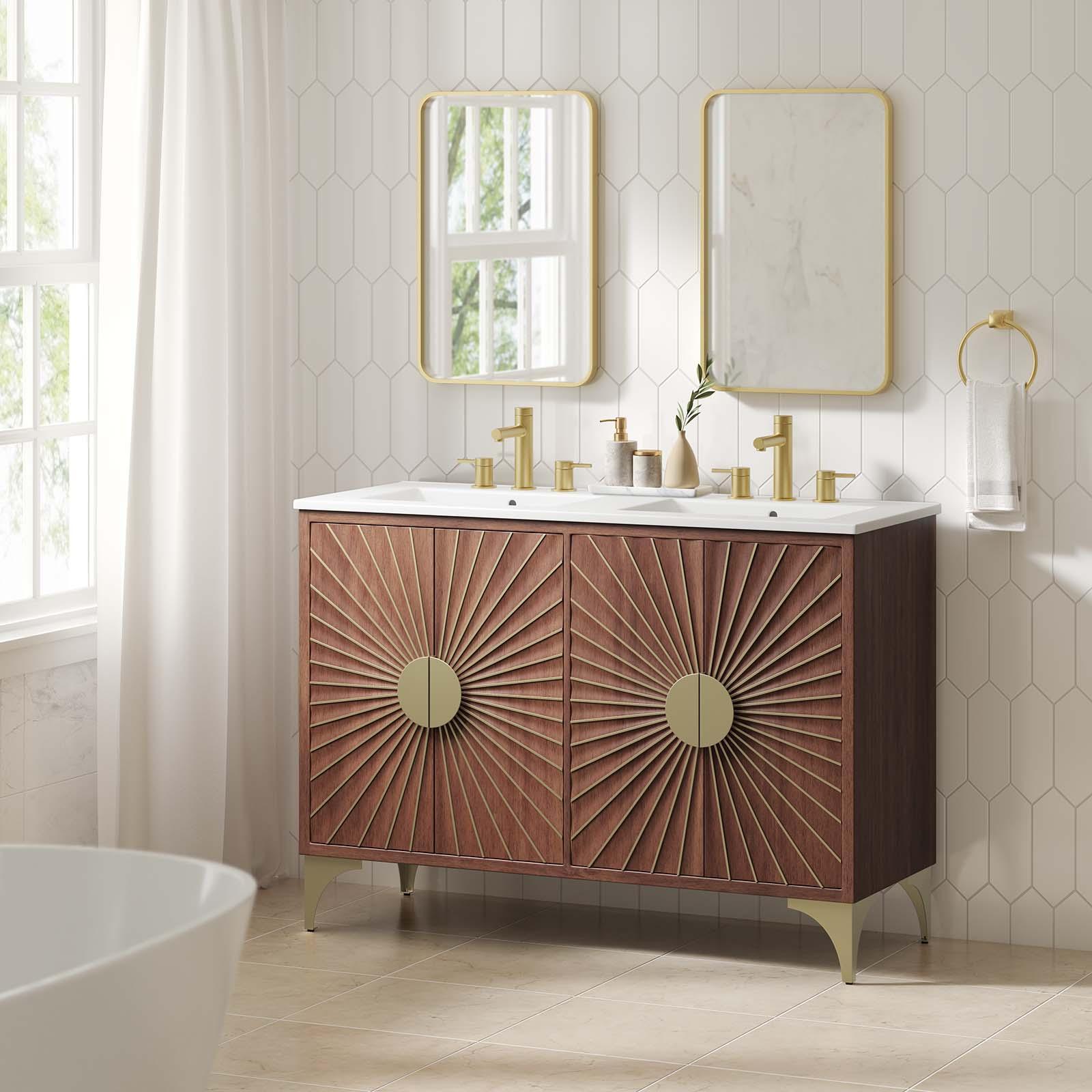 Modway Daylight 48" Double Sink Bathroom Vanity FredCo