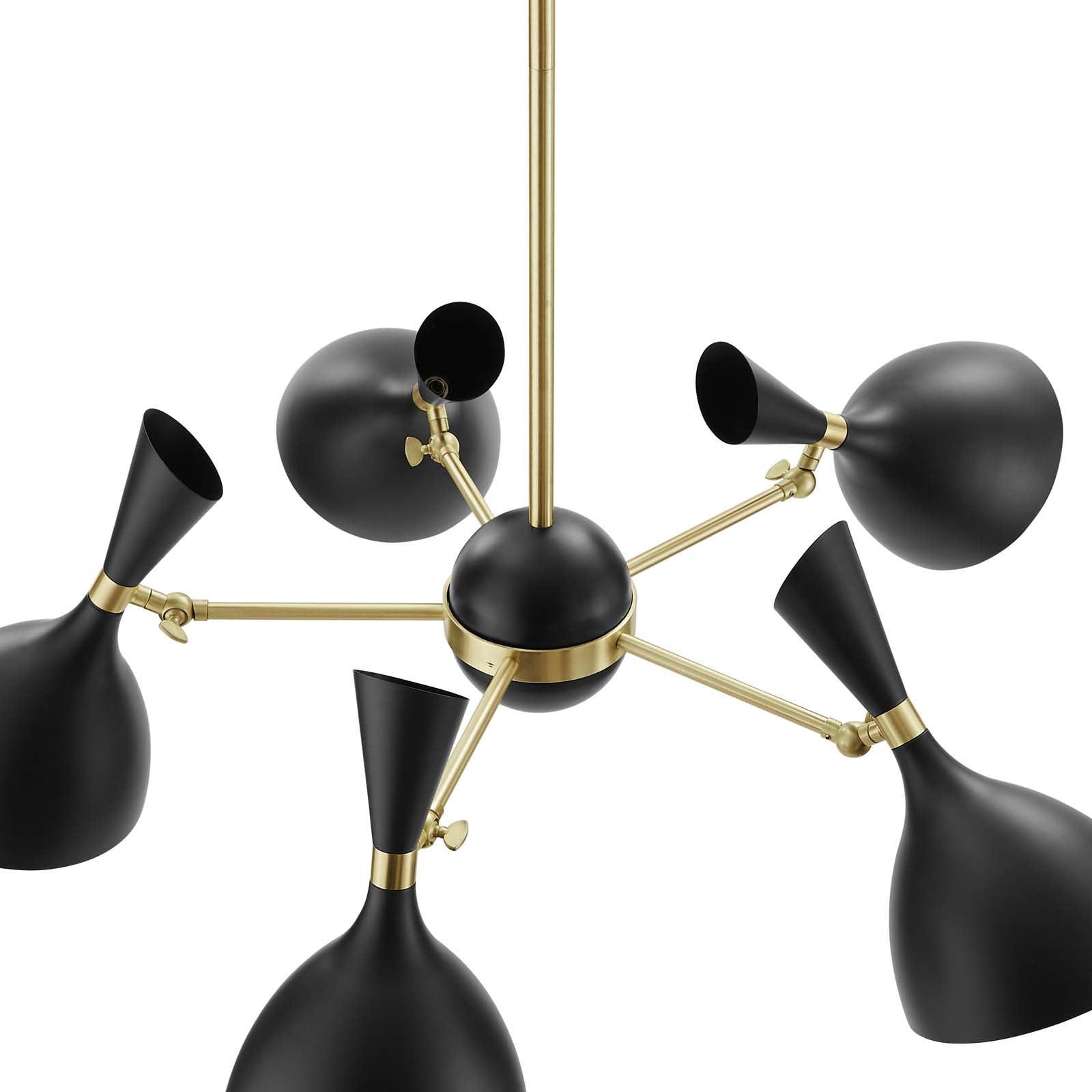 Modway Declare 5-Light 6" Arm Pendant FredCo