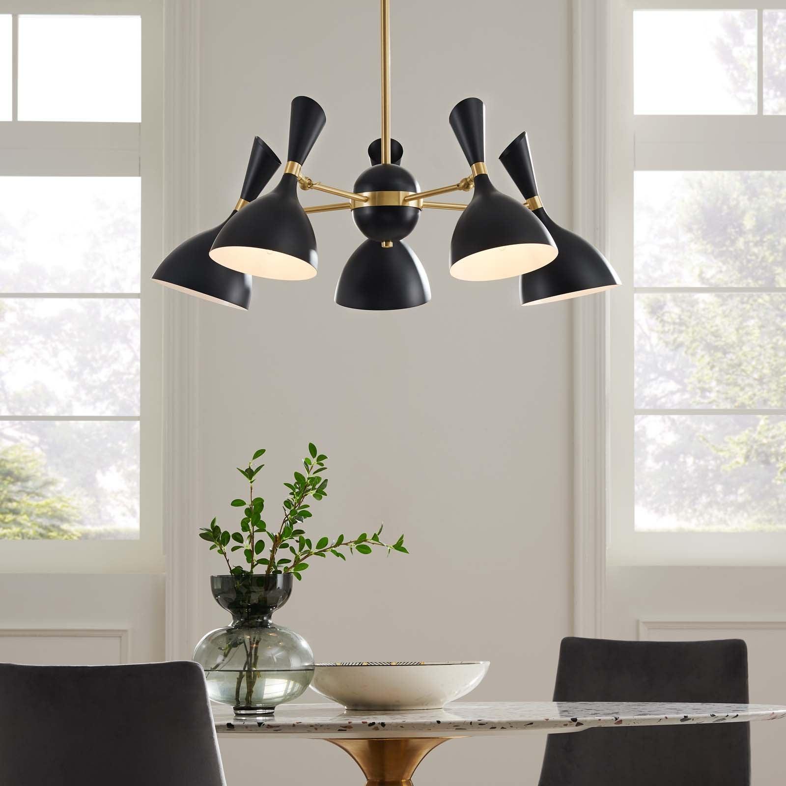 Modway Declare 5-Light 6" Arm Pendant FredCo