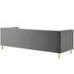 Modway Delight Tufted Button Performance Velvet Sofa FredCo