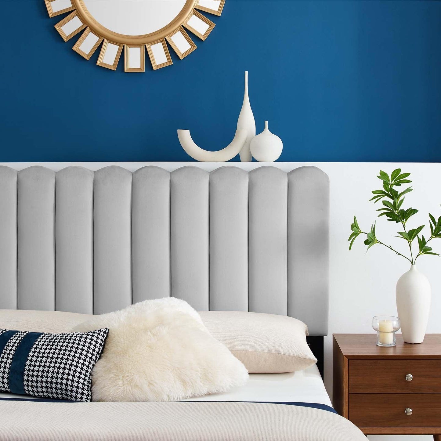 Modway Delilah Performance Velvet King/California King Headboard FredCo
