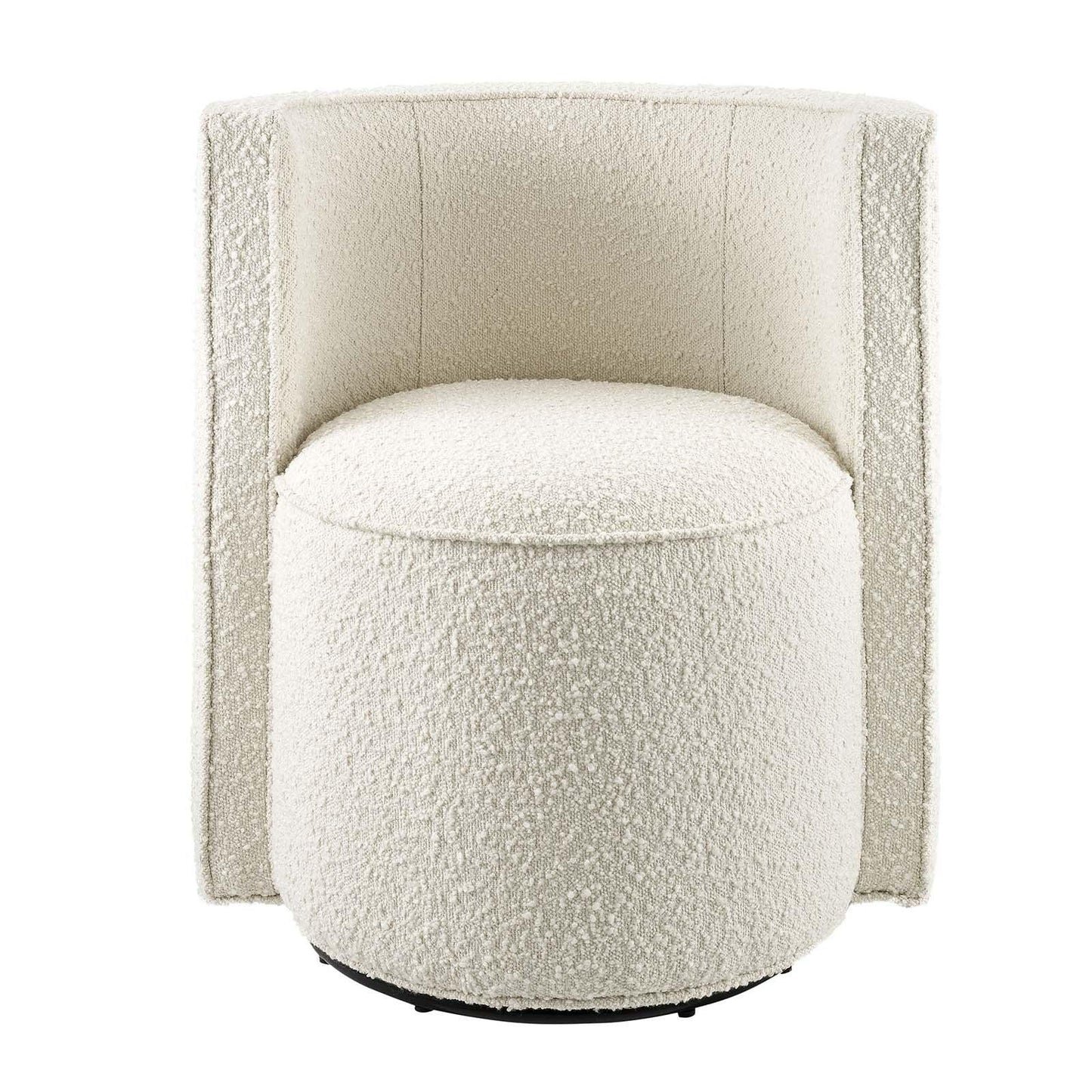 Modway Della Boucle Fabric Swivel Chair FredCo