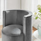 Modway Della Performance Velvet Fabric Swivel Chair FredCo