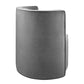 Modway Della Performance Velvet Fabric Swivel Chair FredCo