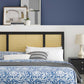 Modway Delmare Cane Queen Headboard FredCo