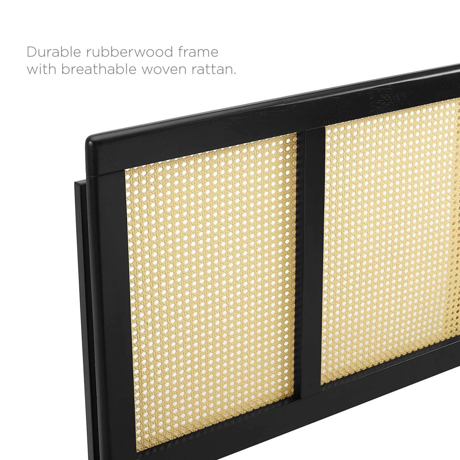 Modway Delmare Cane Queen Headboard FredCo