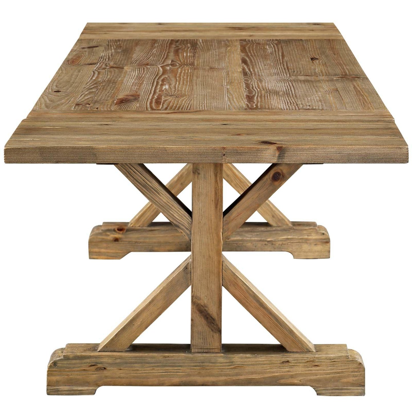 Modway Den Extendable Wood Dining Table FredCo