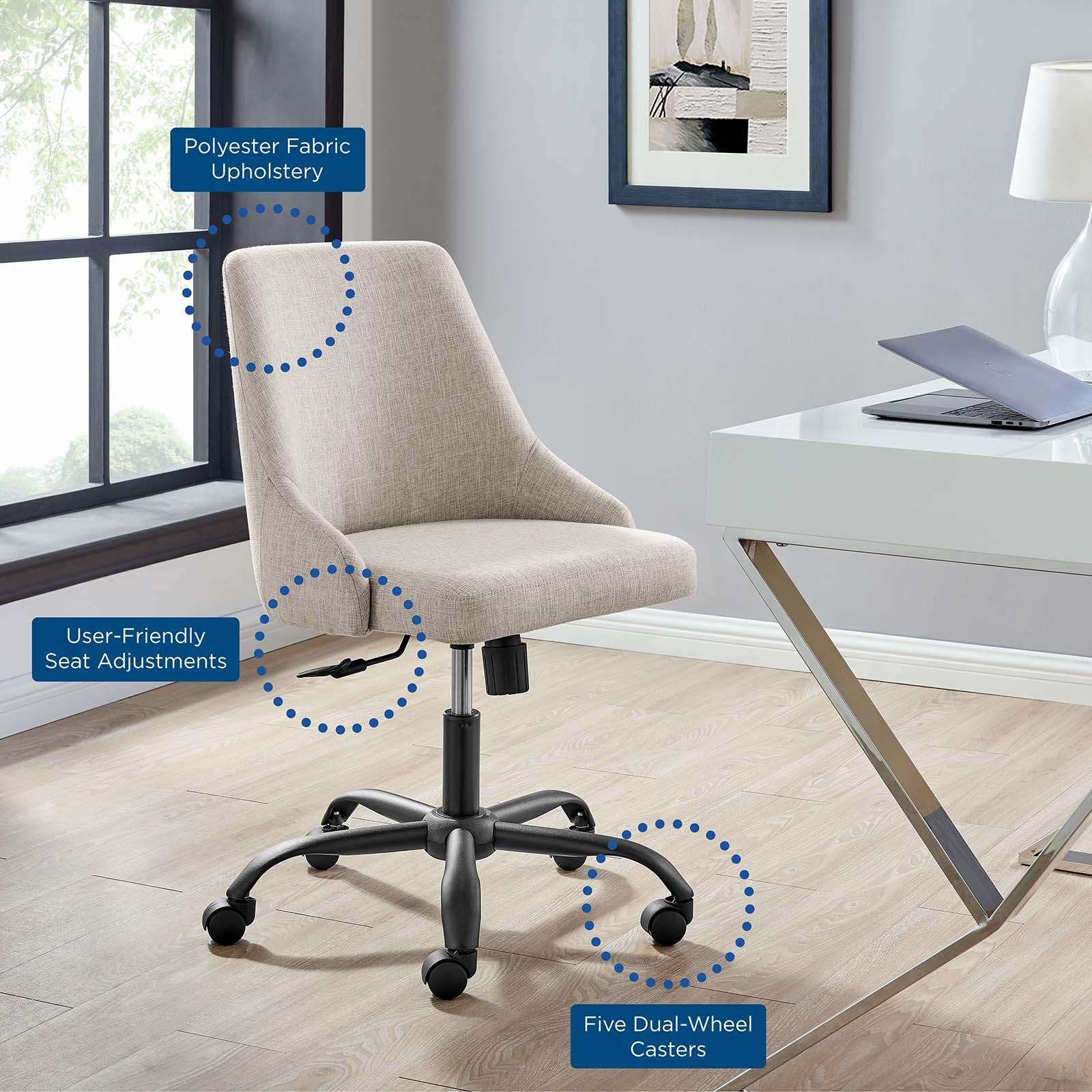 Modway Designate Swivel Upholstered Office Chair FredCo