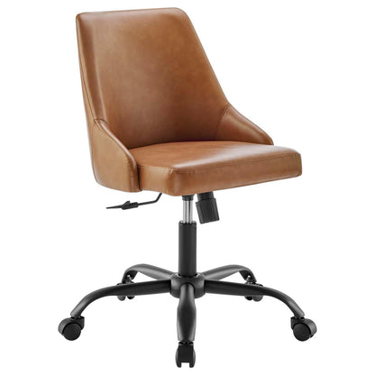 Modway Designate Swivel Vegan Leather Office Chair FredCo