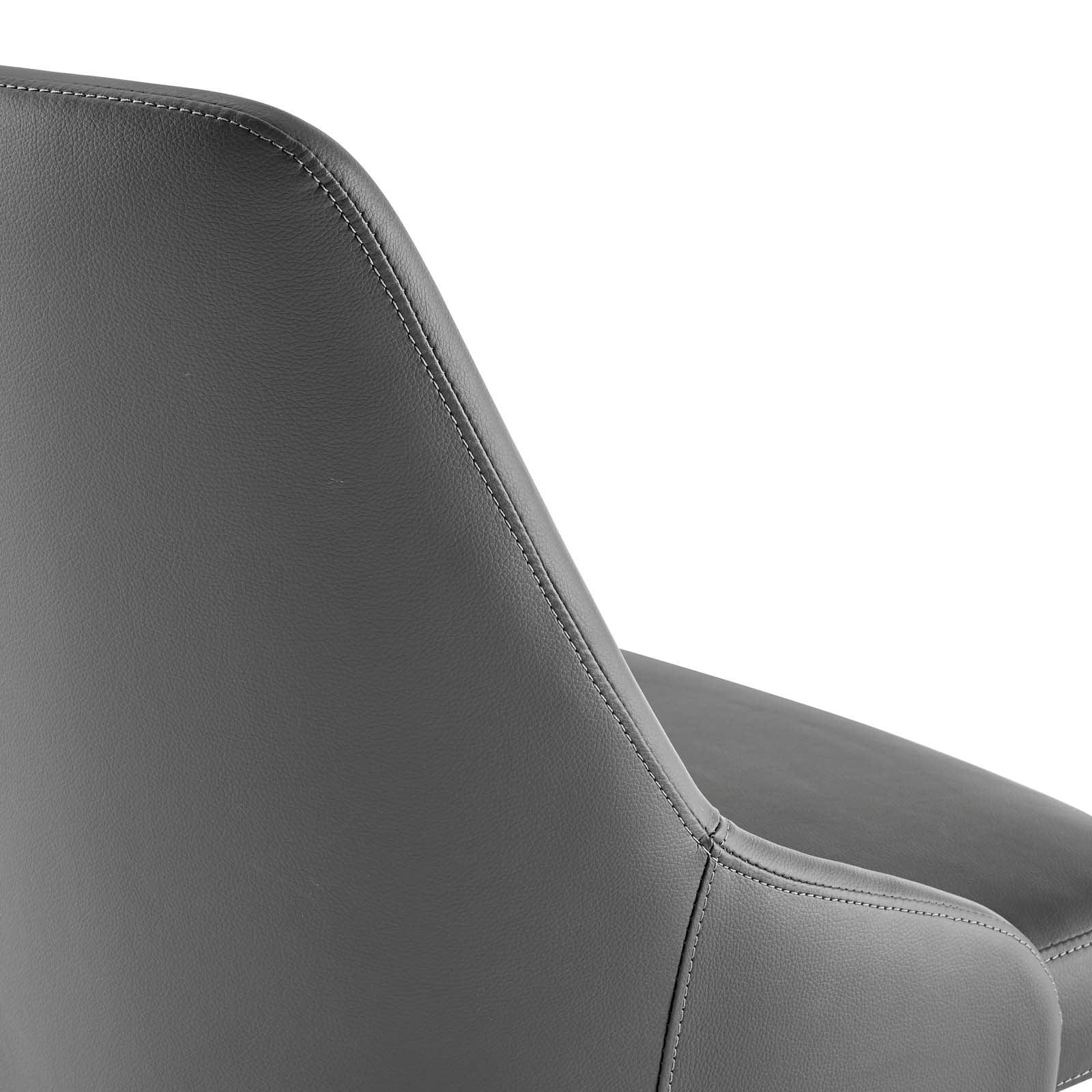Modway Designate Swivel Vegan Leather Office Chair FredCo