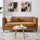 Modway Devote Channel Tufted Performance Velvet Loveseat FredCo