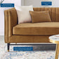 Modway Devote Channel Tufted Performance Velvet Sofa FredCo