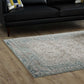 Modway Dilys Distressed Vintage Floral Lattice Area Rug FredCo
